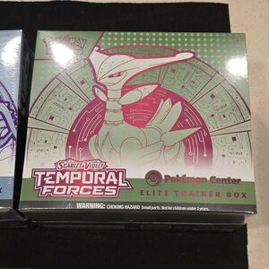 Pokemon Temporal Forces Elite Trainer Box - Green and Purple